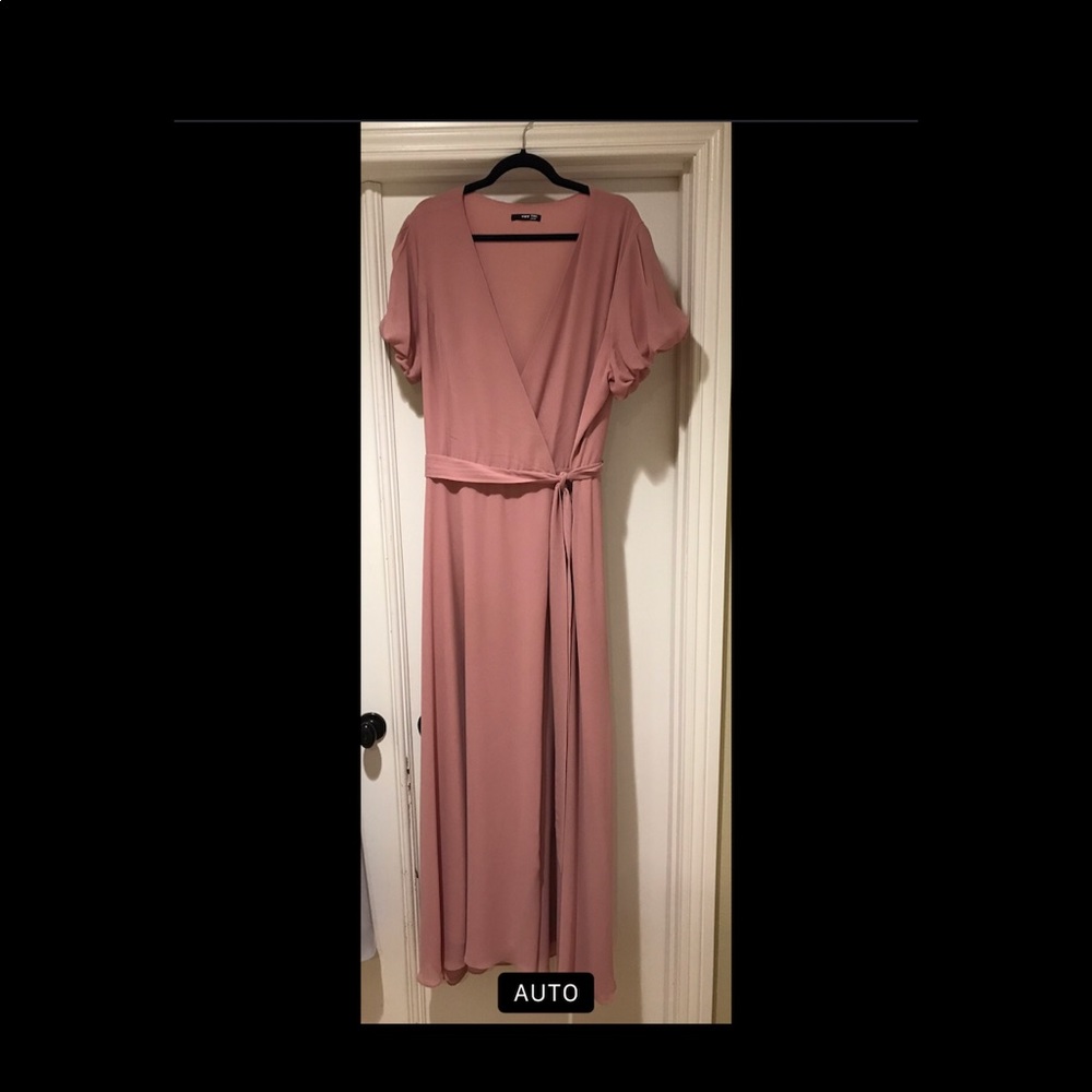 ASOS CURVE maxi wrap dress